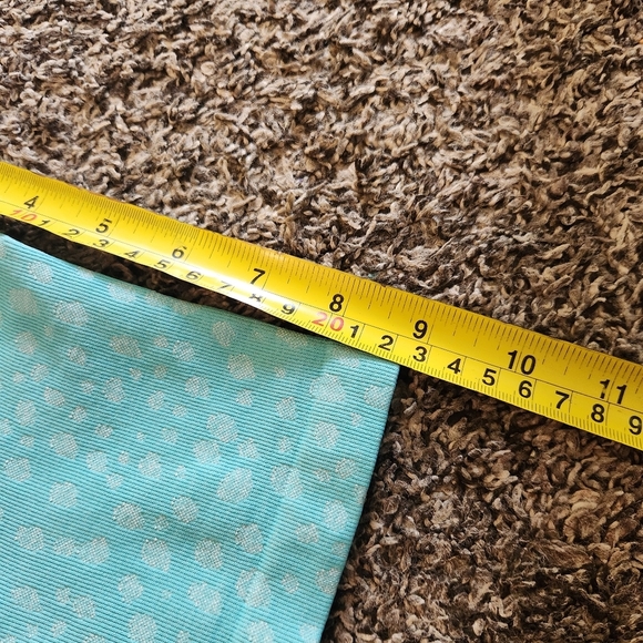 Aybl Evolve Light Aqua Blue Speckled Short Sleeve Crop Top Size Small - Picture 15 of 15